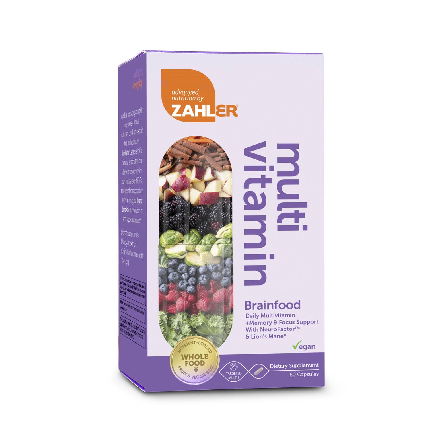 Multi Vitamin Brainfood - 60 Capsules (30 Servings)  | GNC